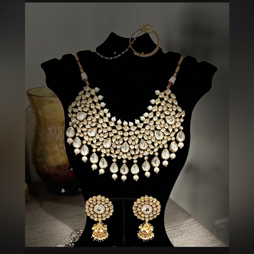 High Quality Kundan Necklace Set